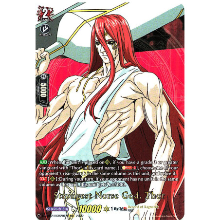 Vanguard_TCG_card_D-TB02_RGR20EN_RGR_Strongest_Norse_God_Thor_Record_of_Ragnarok
