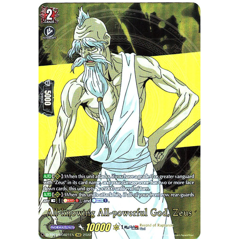Vanguard_TCG_card_D-TB02_RGR21EN_RGR_All-knowing_All-powerful_God_Zeus_Record_of_Ragnarok