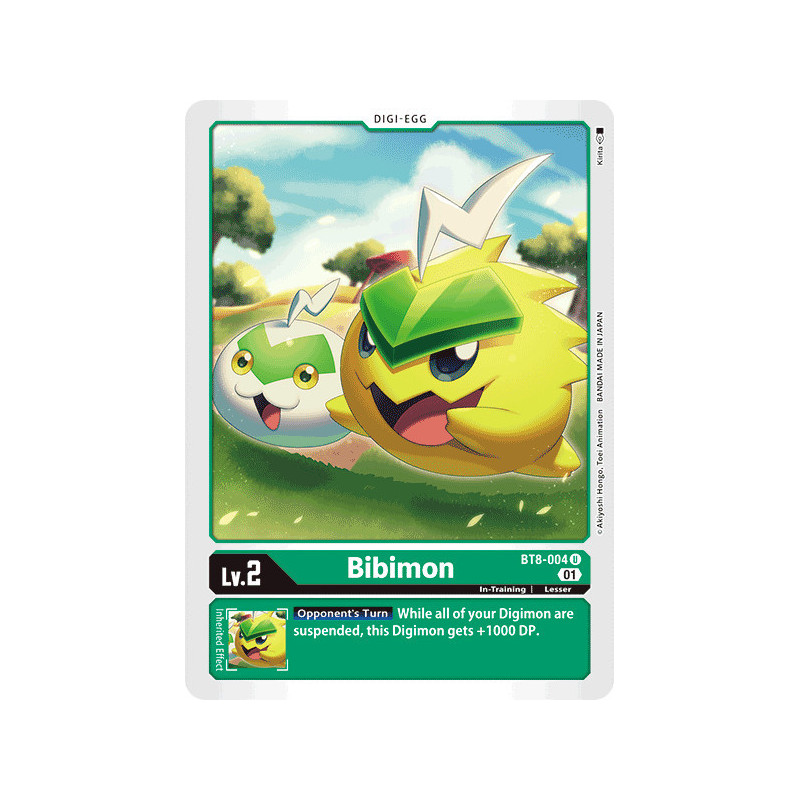 Digimon_TCG_BT8-004_Bibimon_Uncommon_New_Awakening_Card_Game