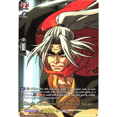 Vanguard_TCG_card_D-TB02_RGR27EN_RGR_Single_Counterstrike_Kojiro_Sasaki_Record_of_Ragnarok