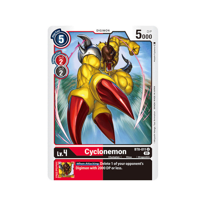 Digimon_TCG_BT8-011_Cyclonemon_Uncommon_New_Awakening_Card_Game
