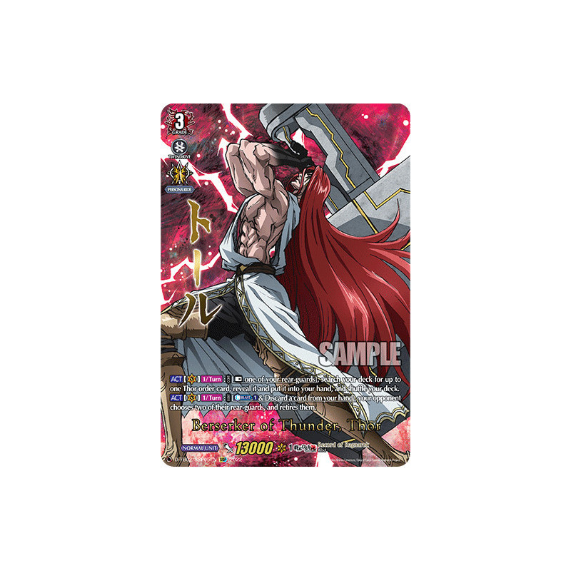 Vanguard_TCG_card_D-TB02_SSP05EN_SSP_Berserker_of_Thunder_Thor_Record_of_Ragnarok