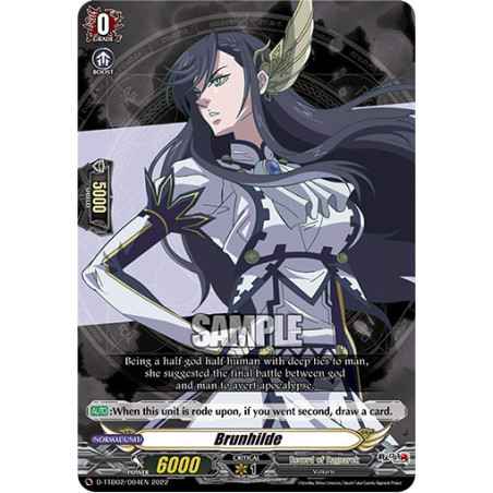 Vanguard_TCG_card_D-TTD02_004EN_C_Brunhilde_Record_of_Ragnarok