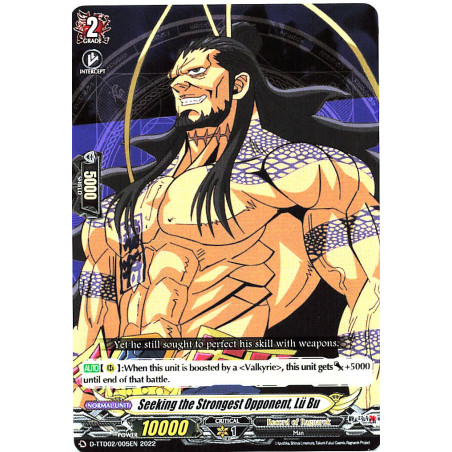 Vanguard_TCG_card_D-TTD02_005EN_C_Seeking_the_Strongest_Opponent_Lu_Bu_Record_of_Ragnarok