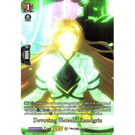 Vanguard_TCG_card_D-TTD02_RGR08EN_RGR_Devoting_Herself_Randgriz_Record_of_Ragnarok