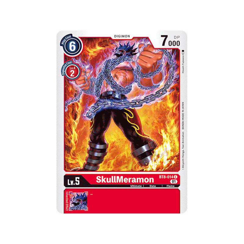 Digimon_TCG_BT8-014_SkullMeramon_Common_New_Awakening_Card_Game
