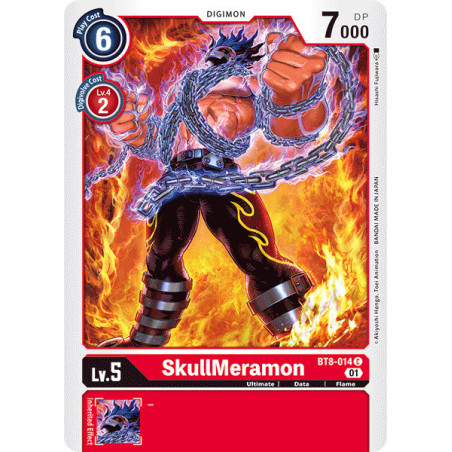 Digimon_TCG_BT8-014_SkullMeramon_Common_New_Awakening_Card_Game
