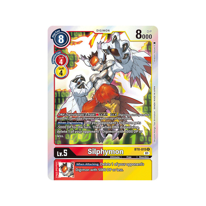 Digimon_TCG_BT8-015_Silphymon_Rare_New_Awakening_Card_Game