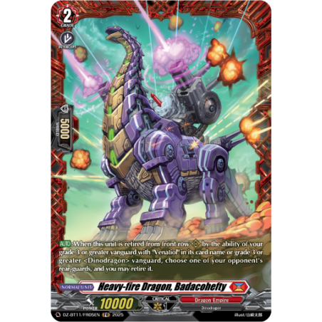 Vanguard_TCG_card_DZ-BT11_FR05EN_FR_Heavy-fire_Dragon_Badacohefty_Symphony_of_Might_Bloom