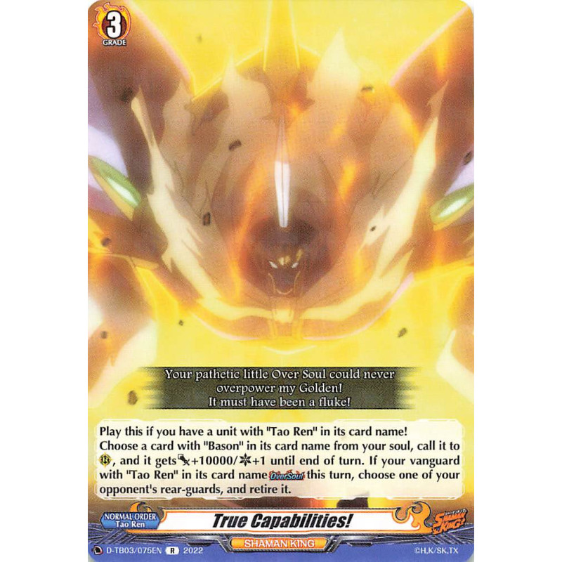 Vanguard_TCG_card_D-TB03_075EN_R_True_Capabilities_SHAMAN_KING
