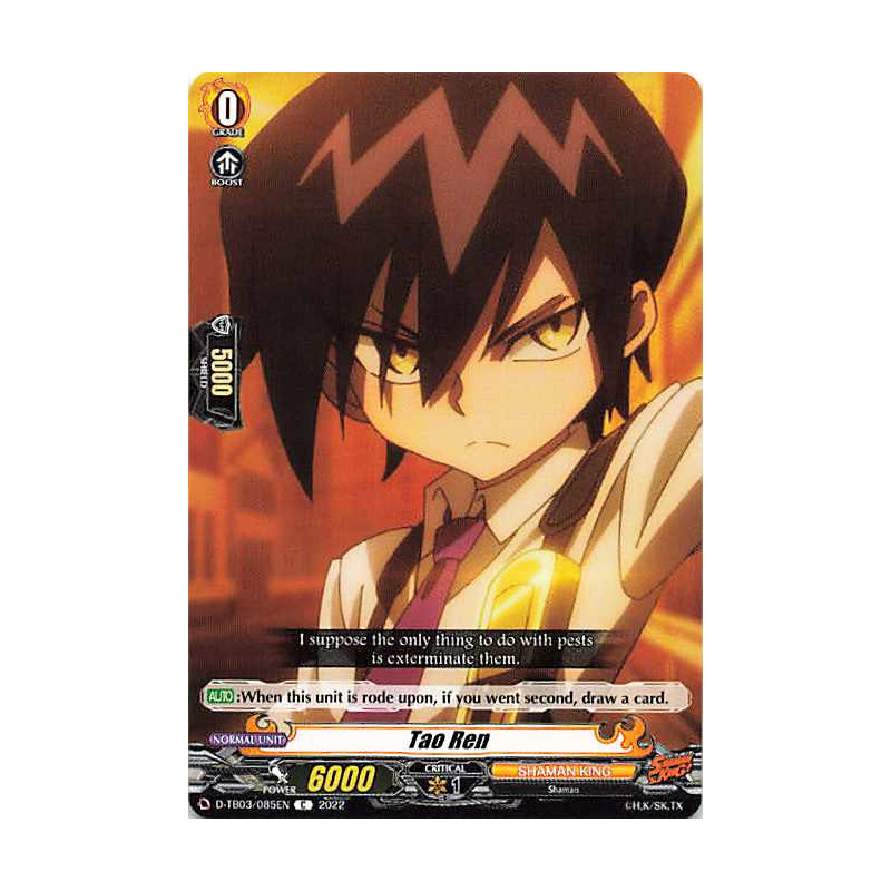 Vanguard_TCG_card_D-TB03_085EN_C_Tao_Ren_SHAMAN_KING