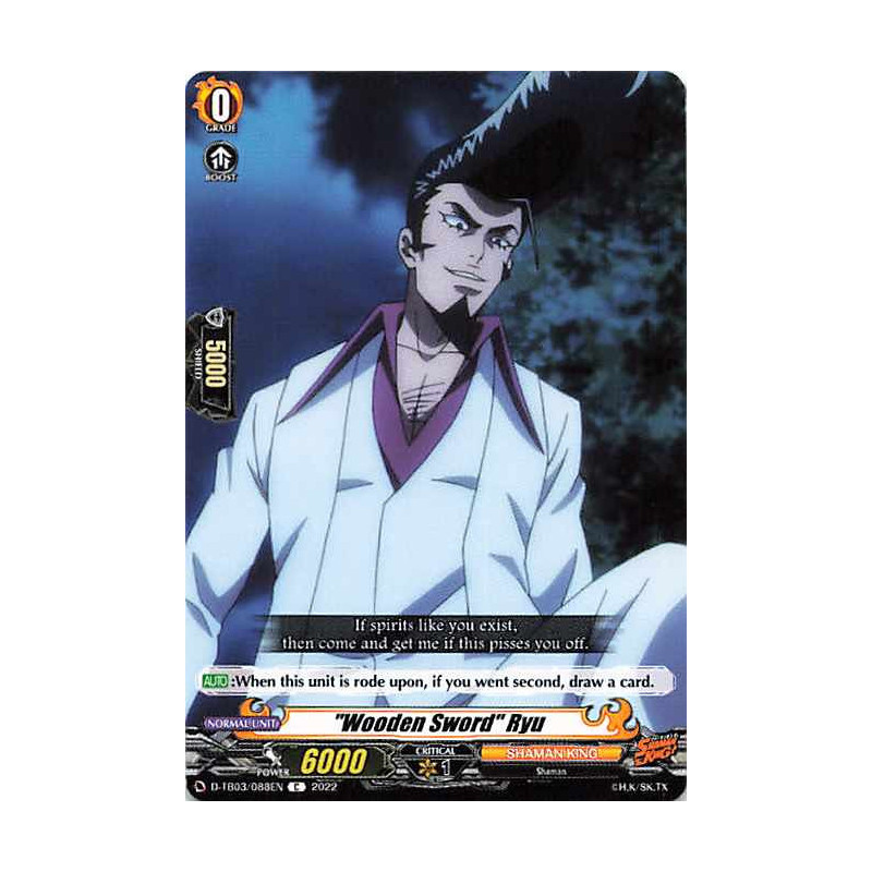 Vanguard_TCG_card_D-TB03_088EN_C_Wooden_Sword_Ryu_SHAMAN_KING