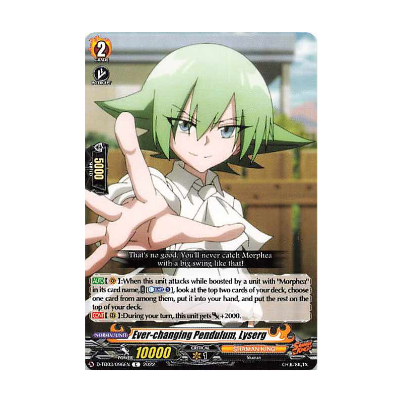 Vanguard_TCG_card_D-TB03_096EN_C_Ever-changing_Pendulum_Lyserg_SHAMAN_KING