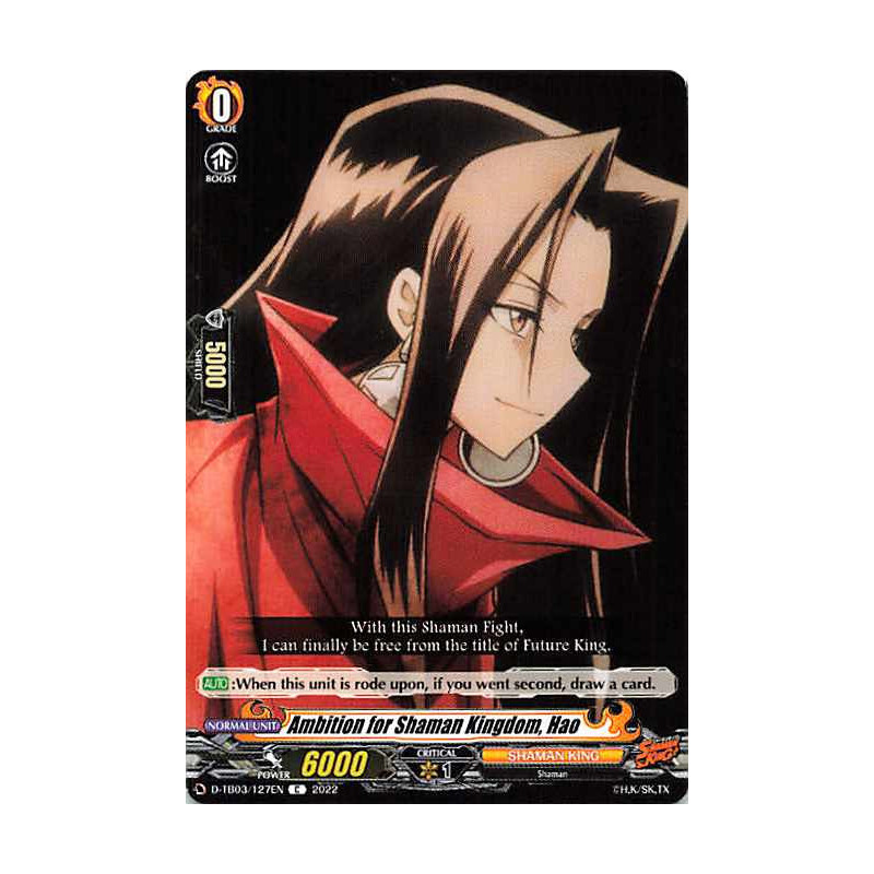 Vanguard_TCG_card_D-TB03_127EN_C_Ambition_for_Shaman_Kingdom_Hao_SHAMAN_KING