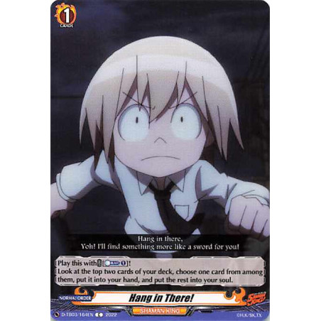 Vanguard_TCG_card_D-TB03_164EN_C_Hang_in_There_SHAMAN_KING