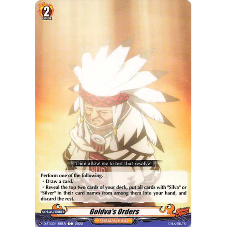 Vanguard_TCG_card_D-TB03_166EN_C_Goldva_s_Orders_SHAMAN_KING