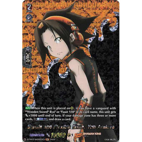Vanguard_TCG_card_D-TB03_SKR003EN_SKR_Supple_and_Flexible_Mana_Yoh_Asakura_SHAMAN_KING