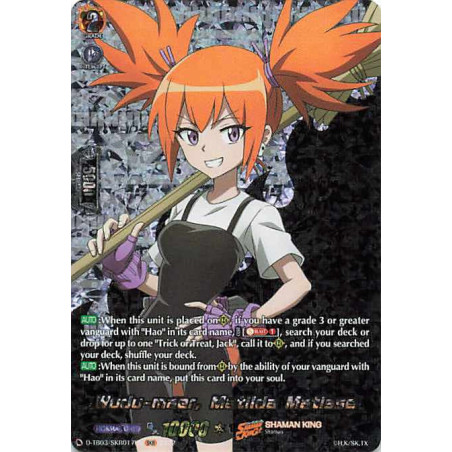 Vanguard_TCG_card_D-TB03_SKR017EN_SKR_Wudu-maer_Matilda_Matisse_SHAMAN_KING