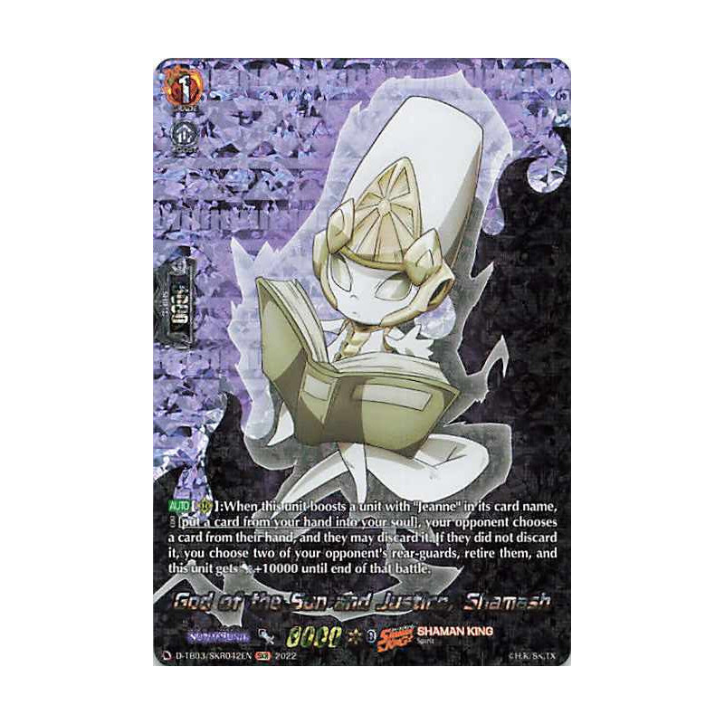 Vanguard_TCG_card_D-TB03_SKR042EN_SKR_God_of_the_Sun_and_Justice_Shamash_SHAMAN_KING
