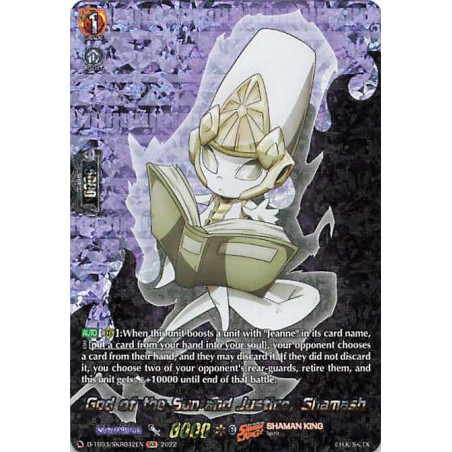 Vanguard_TCG_card_D-TB03_SKR042EN_SKR_God_of_the_Sun_and_Justice_Shamash_SHAMAN_KING