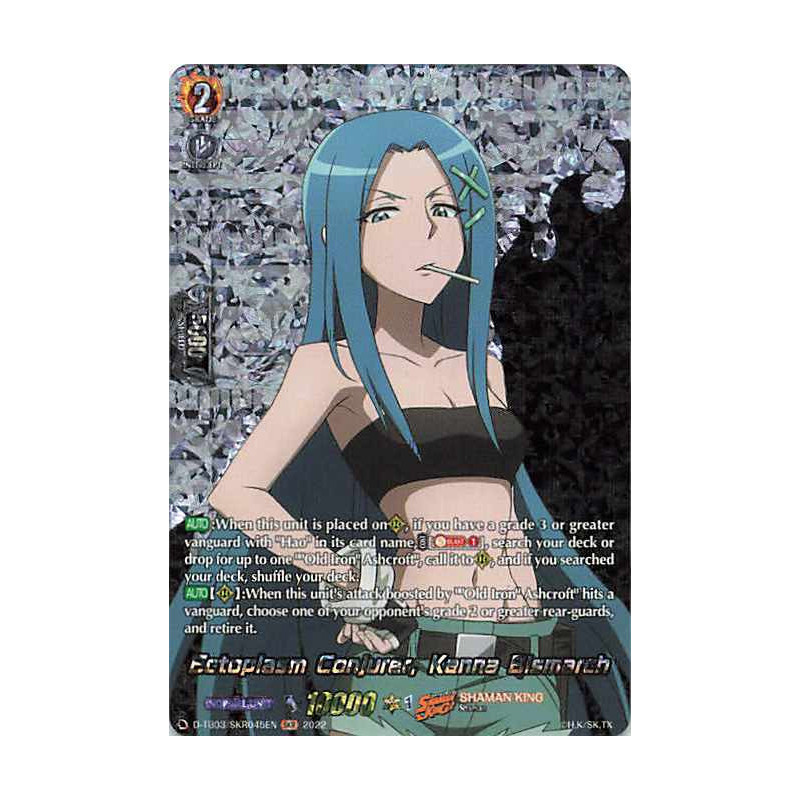 Vanguard_TCG_card_D-TB03_SKR045EN_SKR_Ectoplasm_Conjurer_Kanna_Bismarch_SHAMAN_KING