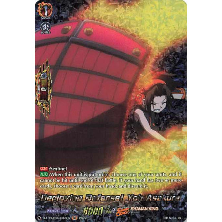 Vanguard_TCG_card_D-TB03_SKR048EN_SKR_Deploying_Defense_Yoh_Asakura_SHAMAN_KING