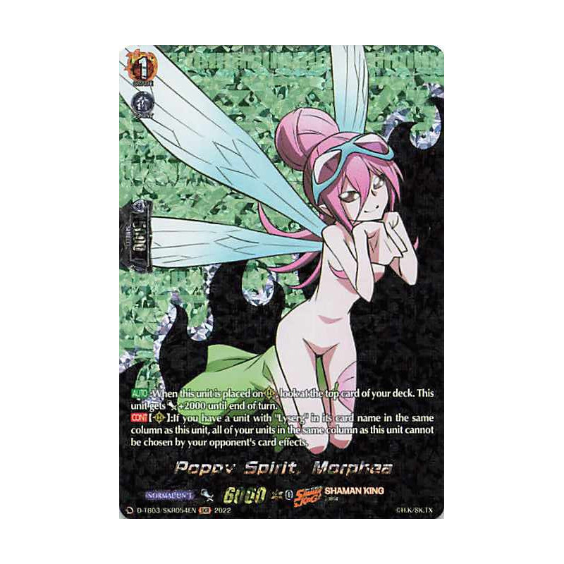 Vanguard_TCG_card_D-TB03_SKR054EN_SKR_Poppy_Spirit_Morphea_SHAMAN_KING