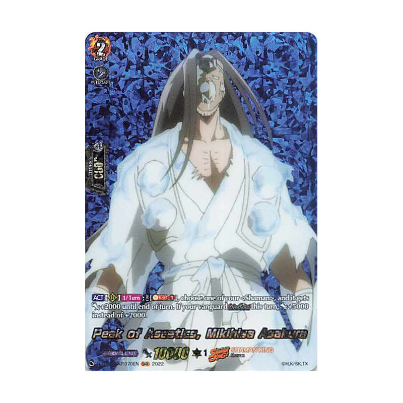 Vanguard_TCG_card_D-TB03_SKR070EN_SKR_Peak_of_Ascetics_Mikihisa_Asakura_SHAMAN_KING