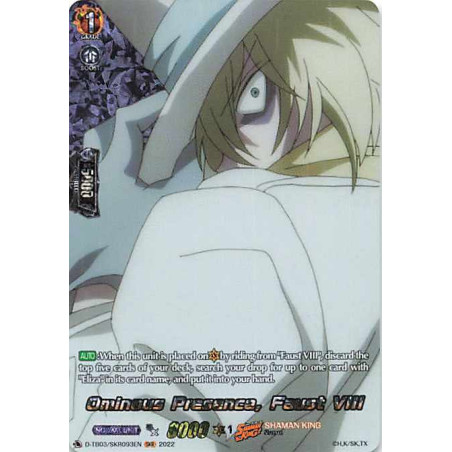 Vanguard_TCG_card_D-TB03_SKR093EN_SKR_Ominous_Presence_Faust_VIII_SHAMAN_KING