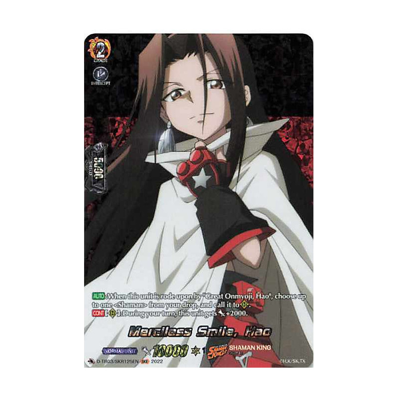 Vanguard_TCG_card_D-TB03_SKR125EN_SKR_Merciless_Smile_Hao_SHAMAN_KING