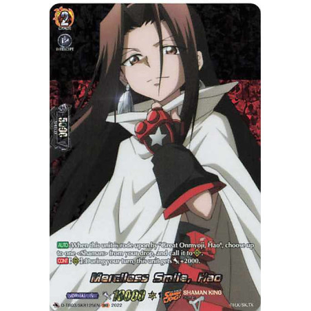 Vanguard_TCG_card_D-TB03_SKR125EN_SKR_Merciless_Smile_Hao_SHAMAN_KING