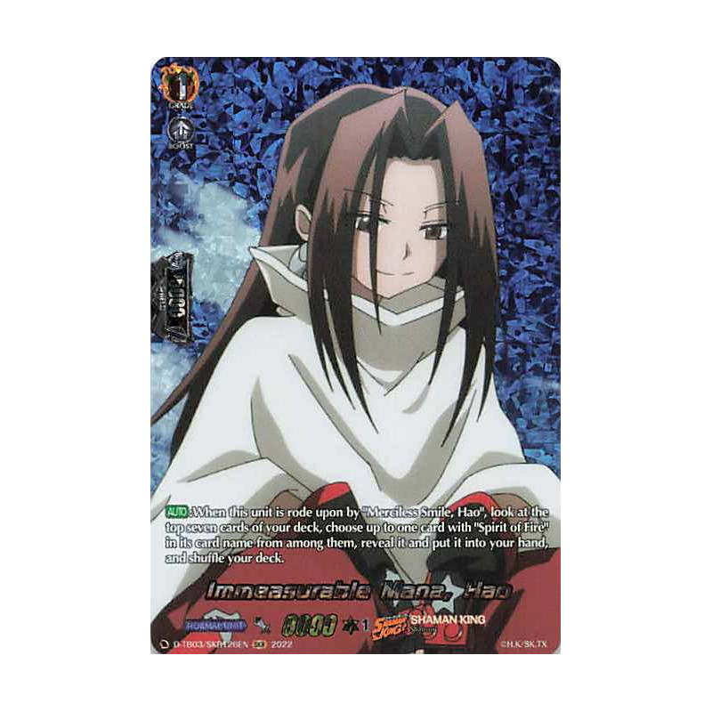 Vanguard_TCG_card_D-TB03_SKR126EN_SKR_Immeasurable_Mana_Hao_SHAMAN_KING