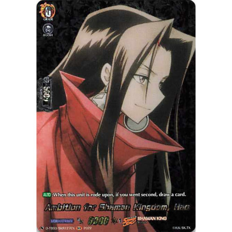 Vanguard_TCG_card_D-TB03_SKR127EN_SKR_Ambition_for_Shaman_Kingdom_Hao_SHAMAN_KING