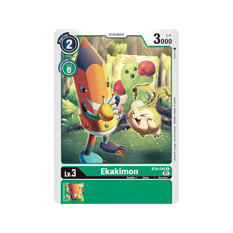 Digimon_TCG_BT8-045_Ekakimon_Common_New_Awakening_Card_Game