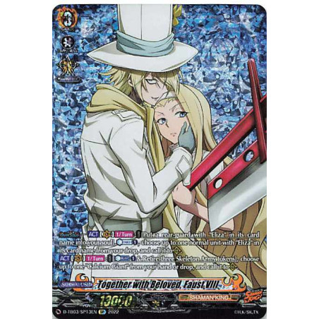 Vanguard_TCG_card_D-TB03_SP13EN_SP_Together_with_Beloved_Faust_VIII_SHAMAN_KING