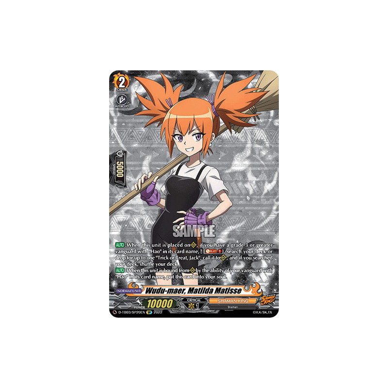 Vanguard_TCG_card_D-TB03_SP20EN_SP_Wudu-maer_Matilda_Matisse_SHAMAN_KING