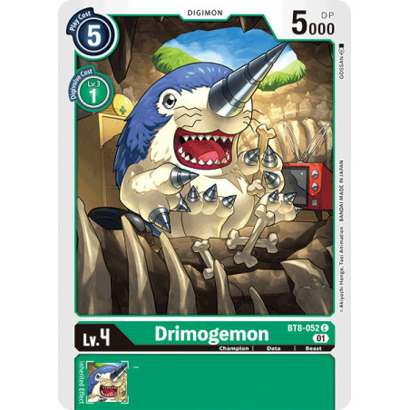 Digimon_TCG_BT8-052_Drimogemon_Common_New_Awakening_Card_Game