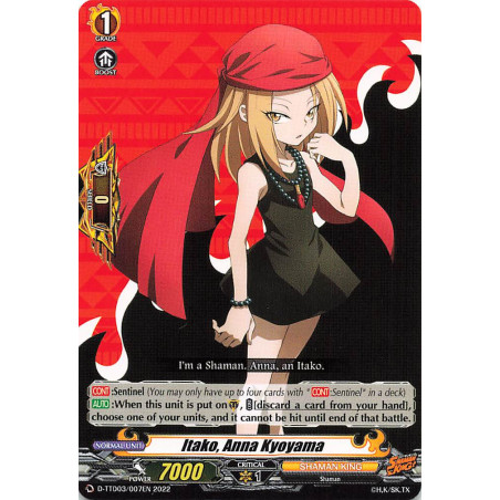Vanguard_TCG_card_D-TTD03_007EN_TD_Itako_Anna_Kyoyama_SHAMAN_KING