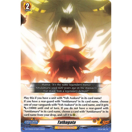 Vanguard_TCG_card_D-TTD03_015EN_TD_Tathagata_SHAMAN_KING