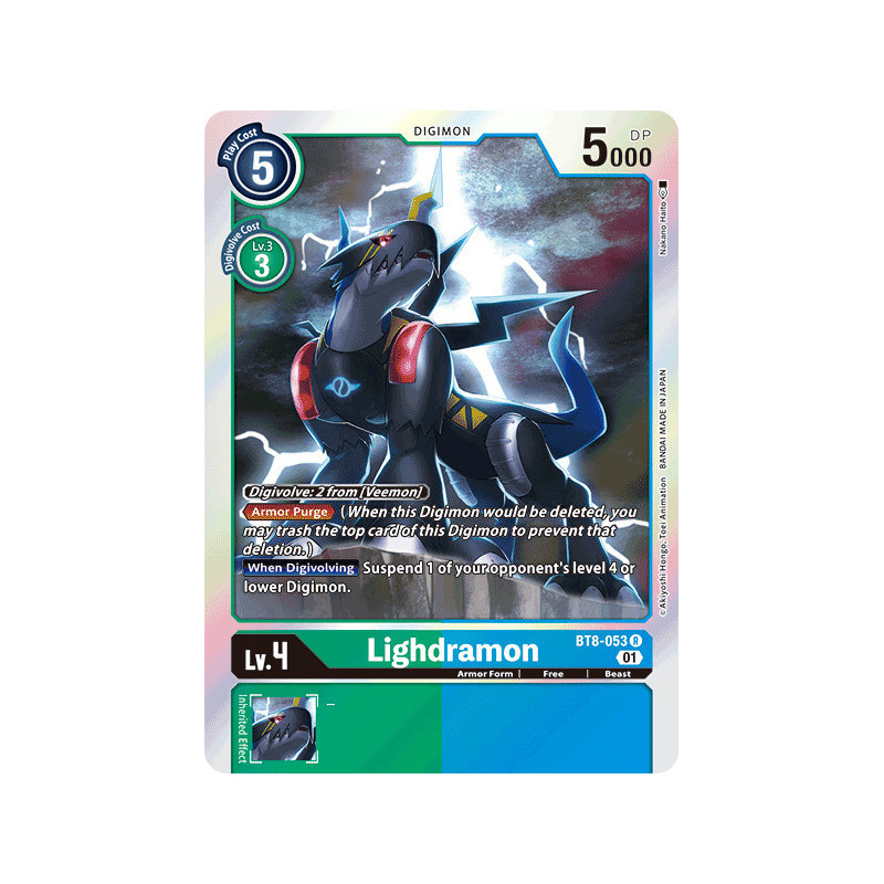 Digimon_TCG_BT8-053_Lighdramon_Rare_New_Awakening_Card_Game