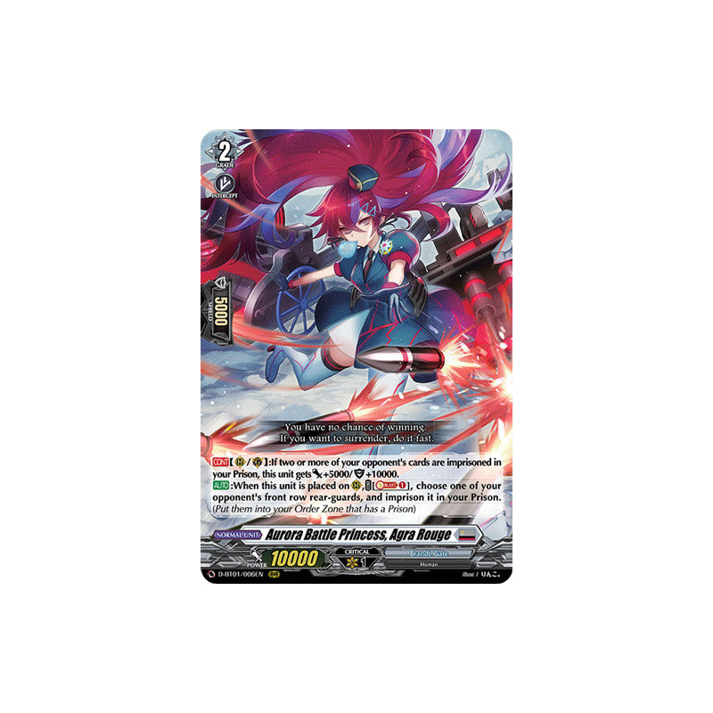 Vanguard_TCG_card_D-BT01_006EN_RRR_Aurora_Battle_Princess_Agra_Rouge_Genesis_of_the_Five_Greats