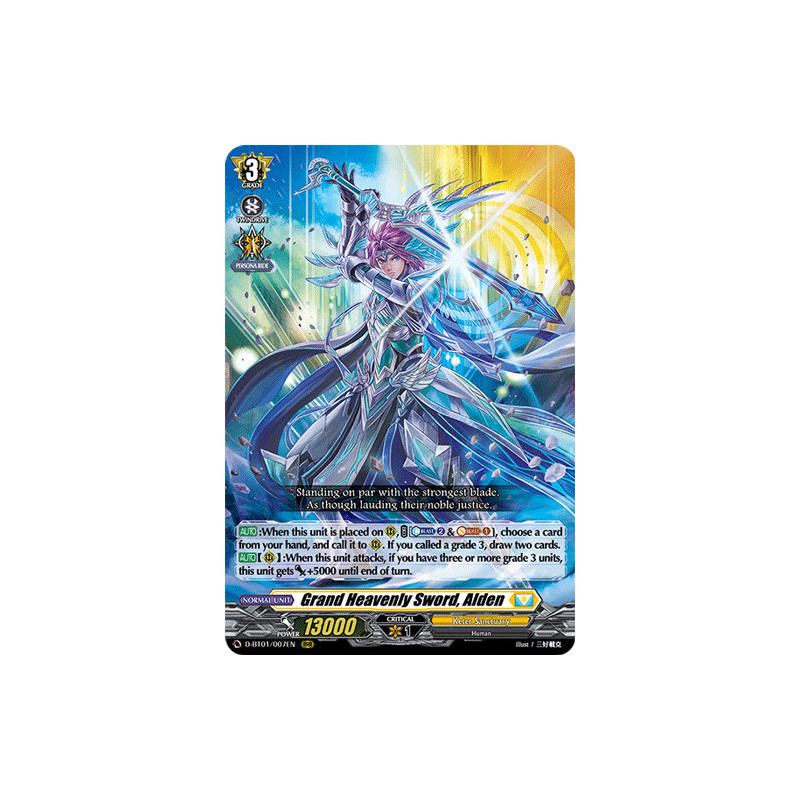 Vanguard_TCG_card_D-BT01_007EN_RRR_Grand_Heavenly_Sword_Alden_Genesis_of_the_Five_Greats