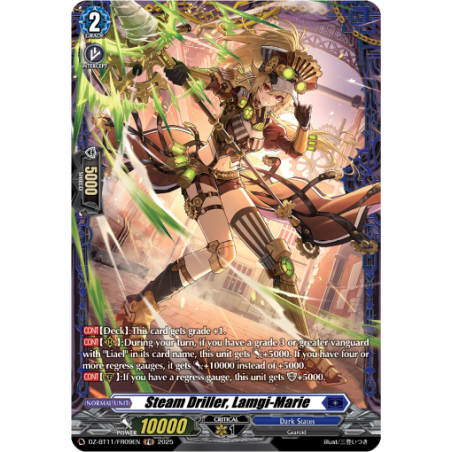 Vanguard_TCG_card_DZ-BT11_FR09EN_FR_Steam_Driller_Lamgi-Marie_Symphony_of_Might_Bloom