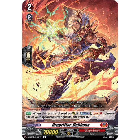 Vanguard_TCG_card_D-BT01_028EN_R_Dragritter_Dabbaax_Genesis_of_the_Five_Greats