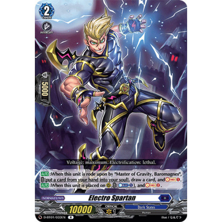 Vanguard_TCG_card_D-BT01_033EN_R_Electro_Spartan_Genesis_of_the_Five_Greats