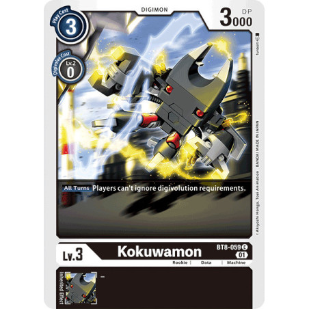 Digimon_TCG_BT8-059_Kokuwamon_Common_New_Awakening_Card_Game