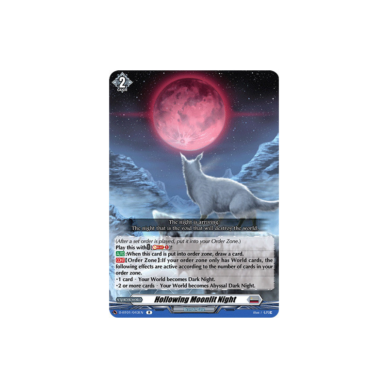 Vanguard_TCG_card_D-BT01_043EN_R_Hollowing_Moonlit_Night_Genesis_of_the_Five_Greats