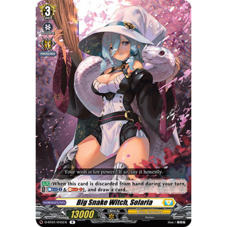 Vanguard_TCG_card_D-BT01_045EN_R_Big_Snake_Witch_Solaria_Genesis_of_the_Five_Greats