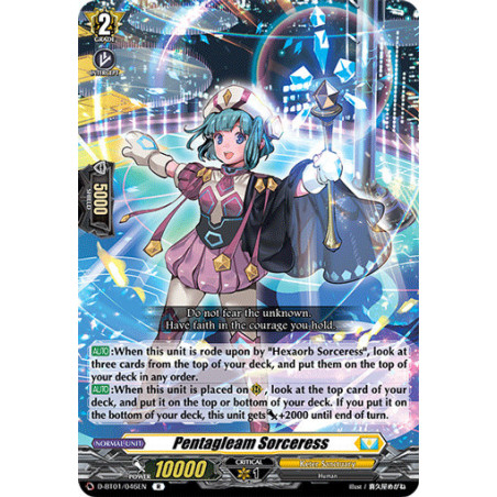 Vanguard_TCG_card_D-BT01_046EN_R_Pentagleam_Sorceress_Genesis_of_the_Five_Greats