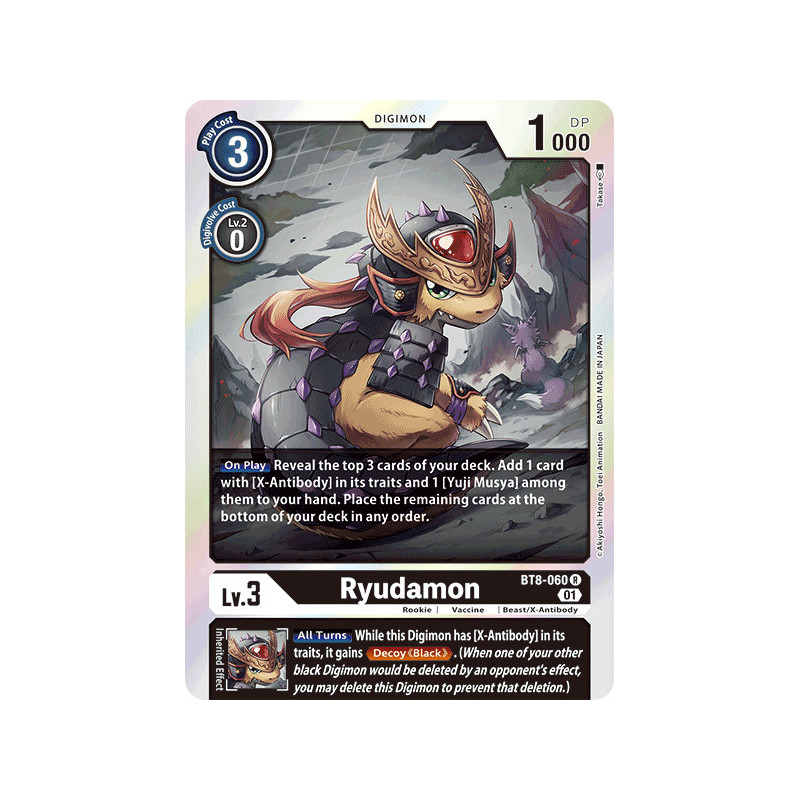 Digimon_TCG_BT8-060_Ryudamon_Rare_New_Awakening_Card_Game
